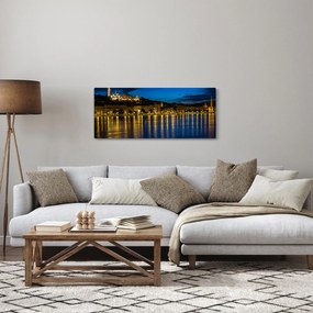 Obraz nočného mesta (120x50 cm)