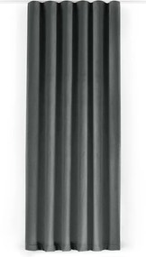 Tmavosivý zamatový dimout záves 200x270 cm Velto – Filumi