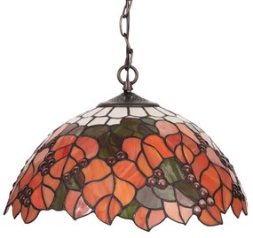 Vitráž luster do obývačky Tiffany Prezent 59 vzor 4