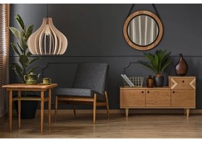 Luster na lanku WILL 1xE27/60W/230V čierna