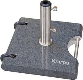 KNIRPS Vozík 50 kg - pojazdný žulový stojan na slnečník s kolieskami