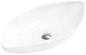 Mexen Ivone umývadlo na dosku 70 x 37 cm, biela - 21487000