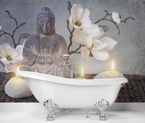 Gario Fototapeta Budha so sviečkami Materiál: Vliesová, Rozmery: 300 x 210 cm
