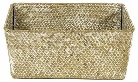 Compactor Úložný košík Compactor KITO - ručne pletený, 30 x 20 x 13 cm, béžový