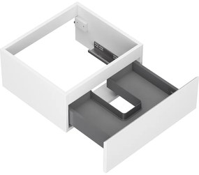 Mexen Orio, kúpeľňová skrinka 50 cm, 1 zásuvka, biela matná, 91A10-05023-1-BF01