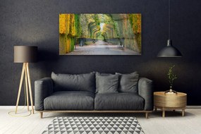 Obraz na akrylátovom skle Park jeseň záhrada príroda 120x60 cm