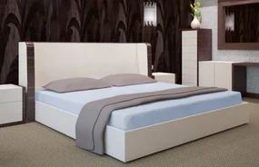 Svetlo modré napínacie plachty na postele Šírka: 160 cm | Dĺžka: 200 cm