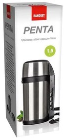 Banquet Nehrdzavejúca cestovná termoska Penta, 1,5 l