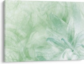 Obraz - Zelený kvet (70x50 cm)