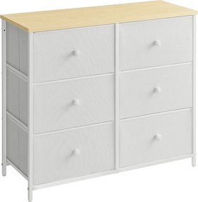 Komoda látková AUK-E1032 Farba: Biela