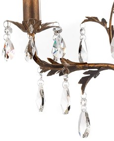 ONLI - Luster na reťazi TERESA 3xE14/6W/230V bronzová