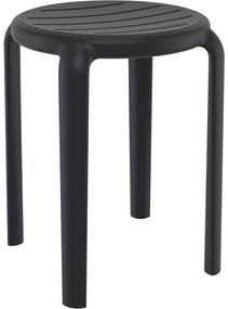 TOM 45 záhradná stolička black