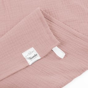 Biante Mušelínová utierka Nature MSN-078 Púdrovo ružová - sada 3 ks