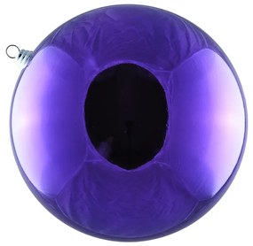DECOLED Plastová koule, prům. 40 cm, fialová, lesklá