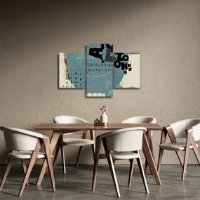 Obraz - Lietajúci balón s dúhou (90x60 cm)