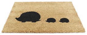 Rohožka z kokosového vlákna 40x60 cm Hedgehog Family – Artsy Doormats