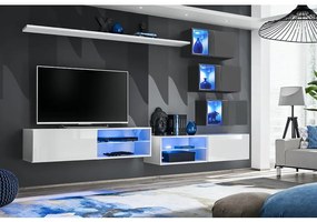 Obývacia Stena Switch Xxiv Biely/Grafit