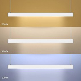 Závesné LED svietidlo Linea, 1x LED 36w, 3000-5700k, 3CCT, w
