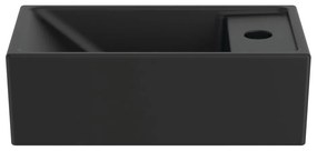 Matne čierne keramické umývadlo 37x21 cm i.Life S – Ideal Standard