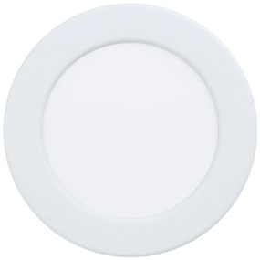 EGLO Zápustné LED stmievateľné osvetlenie FUEVA 5, 5,5W, teplá biela, 117mm, okrúhle, biele