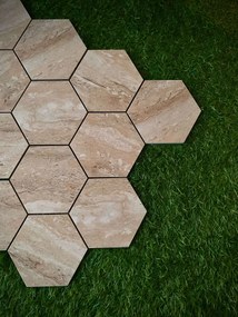 Dlažba Italian Natural Hexagon 40,8x28,3 BA