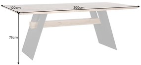 Jedálenský stôl Grand Oak 200cm