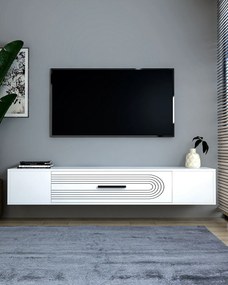 TV stolík/skrinka Kondor C (biela). Akcia -16%. Vlastná spoľahlivá doprava až k Vám domov. 1127732