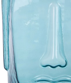 Sklo Dekoratívna váza 31 Modrá SAMBAR Beliani