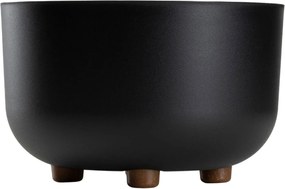 PLASTOVÝ KVETINÁČ TERRA 27X17 CM ČIERNA