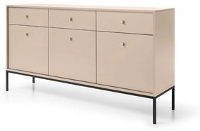 Komoda Mono so zásuvkami (MKSZ154), béžová/čierna