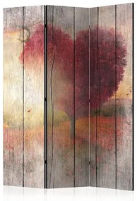 Paraván - Autumnal Love [Room Dividers] Veľkosť: 135x172, Verzia: Obojstranný