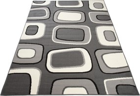 TA Koberec T965A TMAVO SIVÁ LACNÁ PP CRM Rozmer: 130x190 cm