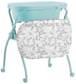 PETITE&MARS - Prebaľovací pult s vaničkou SPA 3v1 mintová