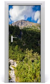 Fototapeta na dvere samolepiace Morské oko Tatry 75x205 cm