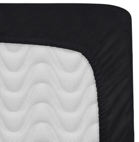 SATÉNOVÉ PRESTIERADLO 966 180X200 CM ČIERNE