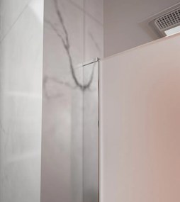Erga Paris, sprchová zástena Walk-In 140x200 cm, 8mm sklo námraza, chrómový profil, ERG-V02-PARIS-140x200-FR-CR