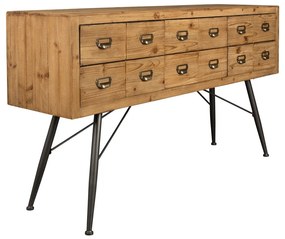Drevená komoda Dutchbone Six, dĺžka 150 cm