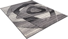 TA Koberec K858A TMAVO SIVÁ LACNÁ PP CRM Rozmer: 120x170 cm