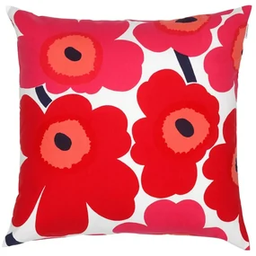 Obliečka na vankúš Pieni Unikko 50x50, červená