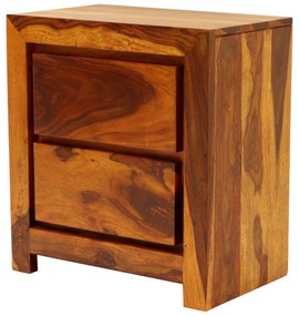 furniture-nabytek.cz - Masívny nočný stolík z dreva palisander 45x60x40