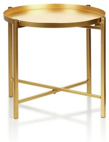 Odkládací stolík Lucas 36 cm zlatý