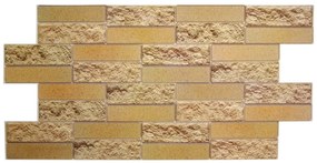 PVC 3D obkladový panel 98 x 49 cm - Facing Brick lícová tehla