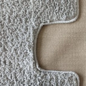 DY Kúpeľňová sada koberčekov s výrezom Montana II - sivá