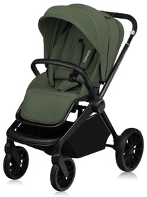 Lionelo - Kombinovaný kočík 2v1 MIKA PLUS olivovo zelený