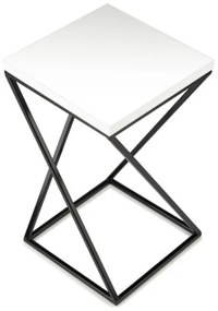 Stojan na kvetiny LOFT 40x24 cm čierna/biela