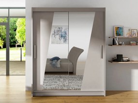 Posuvná skriňa Presto XIV, Farby: trufel, Osvetlenie: osvetlenie LED RGB - farebné