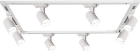 BRILAGI - Bodové svietidlo v lištovom systéme HUSKY 8xGU10/10W/230V 300 cm biela