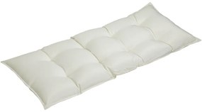 InternetovaZahrada Poduška na lavicu 110x45x8 cm - krémová