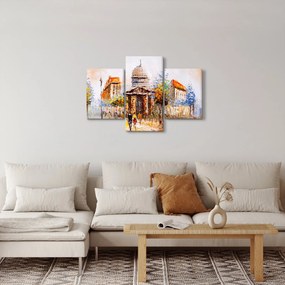 Obraz - Maľovaná mestská pamiatka (90x60 cm)