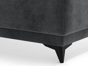 Postel Kalla 140x200 cm, tmavo šedá látka